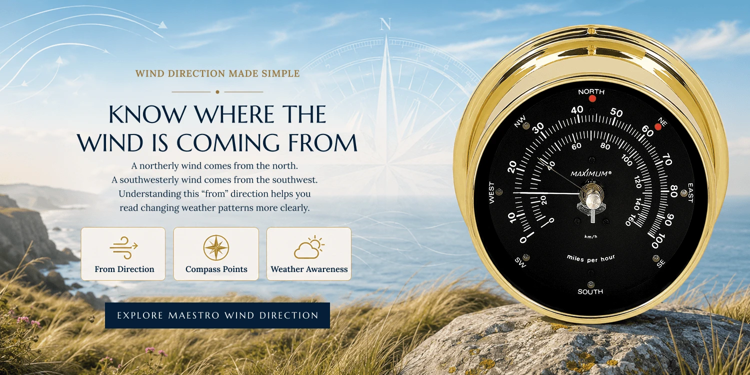 Know where the wind is coming from
